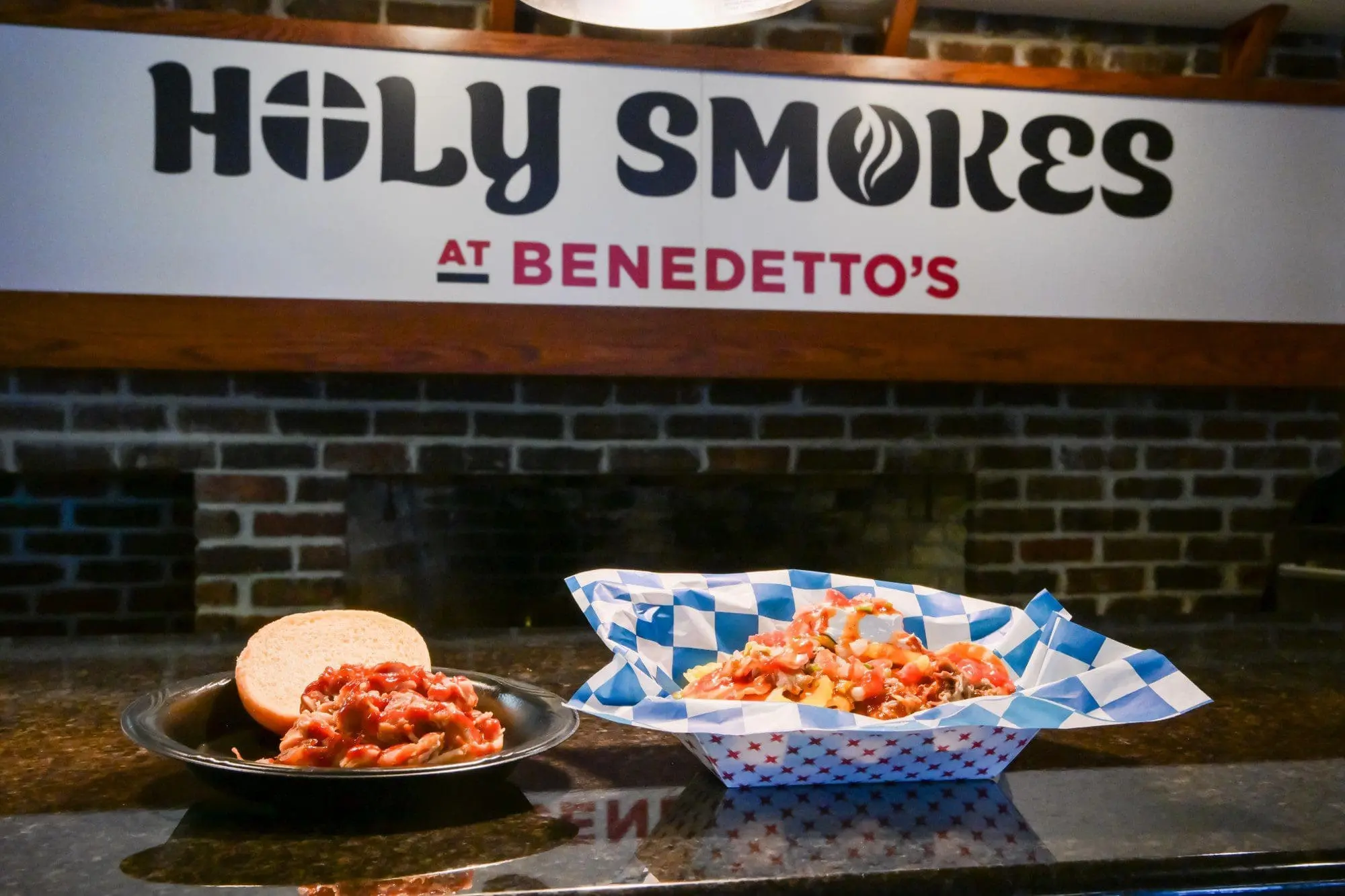 Food items from Benedetto's